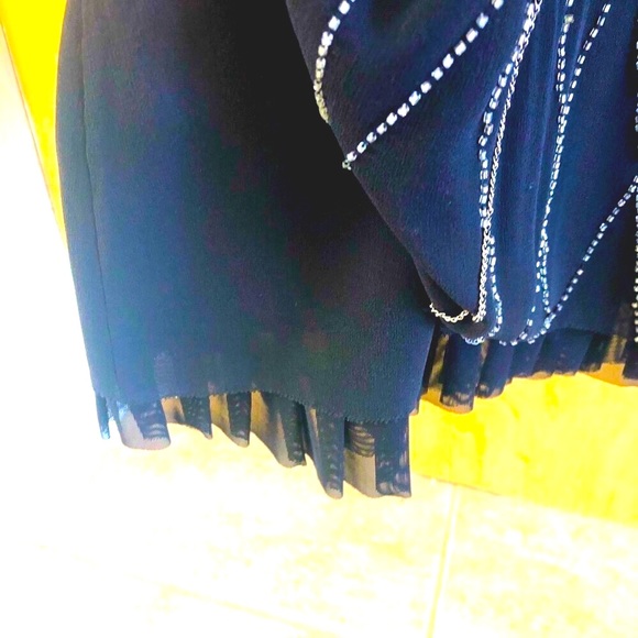 🔥🔥NEW-Alice and Olivia chain strap mini dress beaded. Hot.vacation, funk… - Picture 9 of 9